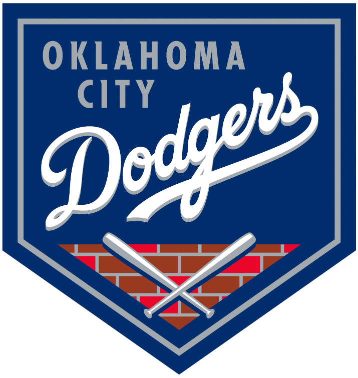 Oklahoma City Dodgers 2015-Pres Primary Logo vinyl decal